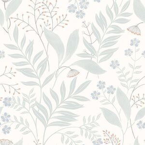 NuWallpaper -  Amanda Blue Green Peel and Stick Wallp Blue Green